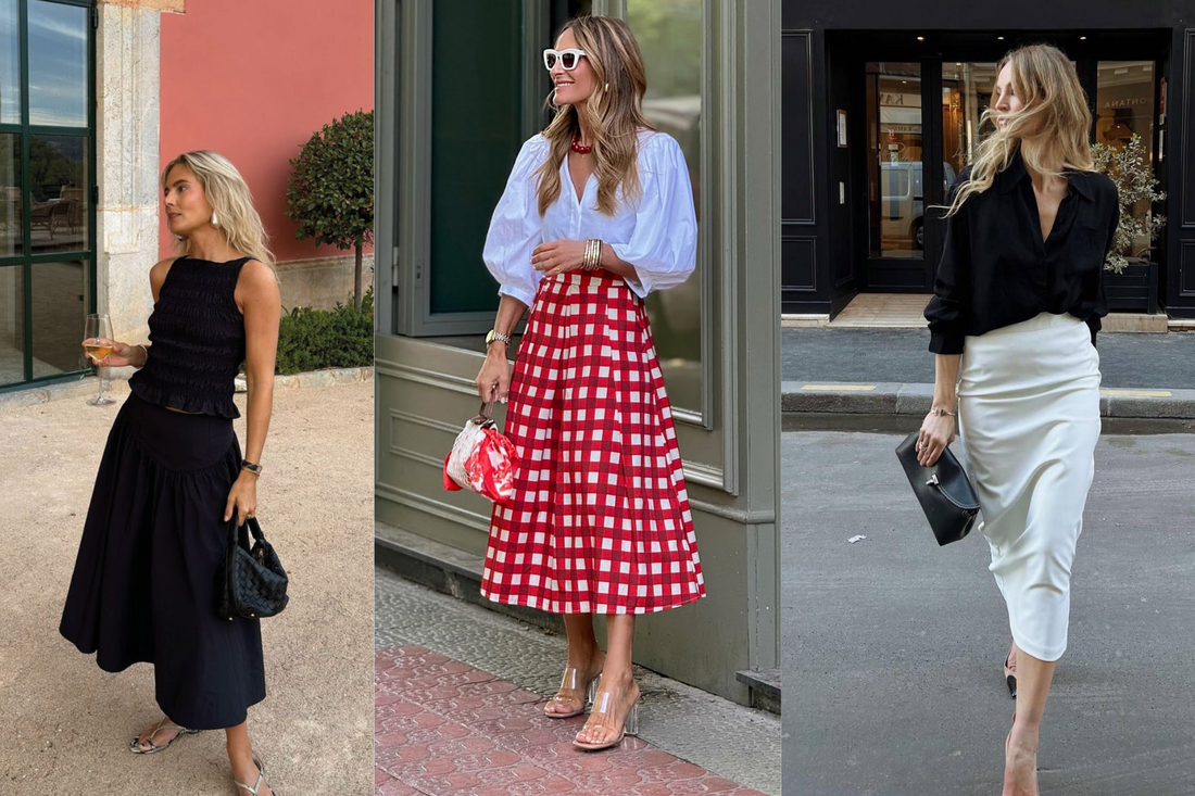 Como usar saia midi: O guia definitivo para looks sociais, workwear e dia a dia